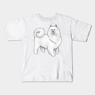 Dog - Samoyed - White Kids T-Shirt